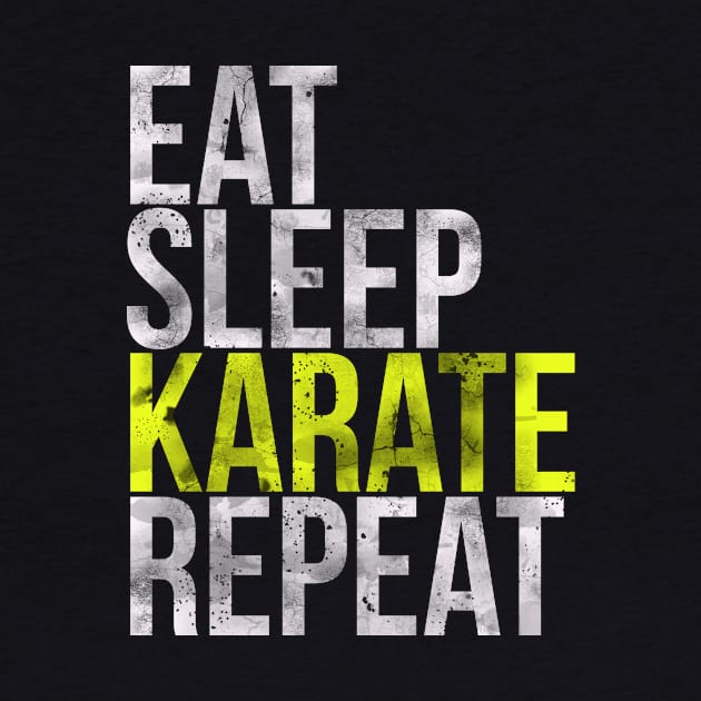 Eat Sleep Karate Repeat by charlescheshire